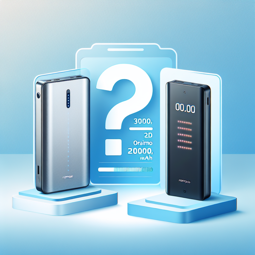 Which Power Bank Should You Choose: Romoss 30000mAh or Oraimo 20000mAh?